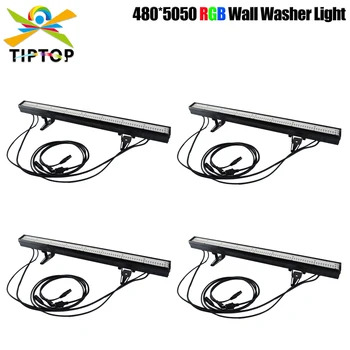 TIPTOP 120W 80 Zone RGB LED Wall Washer Light Indoor IP20 Vodootporan Wash Light Bar Pixel Color Dimmable Wall Flood Light Strip