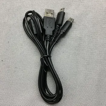 1pc 2 u 1 Dvostruki Priključak USB Kabel za punjenje podataka za Nintendo NDSI NDSL 3DS USB Kabel za punjenje Podataka za 3DS