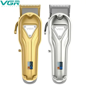 VGR 134 trimer za kosu punjiva stroj za šišanje kose stroj za šišanje maslačna stroj za šišanje kose push bijeli konac za kosu 20 W snažni LED