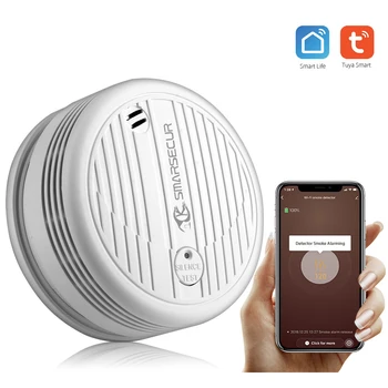 Wifi Detektor Dima Senzor Dima mikrofon visoke osjetljivosti Za smart Life app control Power od Tuya