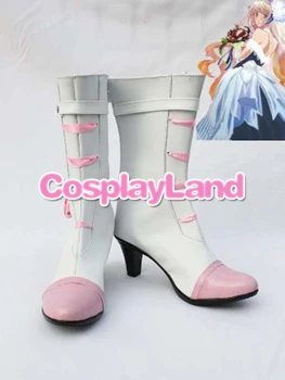 Prilagoditi Čizme Macorss Frontier Cosplay Cheryl Identiteta Bijela Copley Cipele Cosplay Odijelo Anime Večernje Cipele