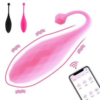 Aplikacija Za Upravljanje Vibrirajuće Jaje Gaćice Vibratori Za Žene G Spot Stimulator Klitorisa Bežični Seks Igračke I Vibratori Dildo Sex Shop