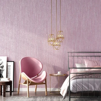 Moderni минималистичные čiste pigmentirani japanski tekstilne tapete salon za uljepšavanje ljubičasto-roza tapete dnevni boravak spavaća soba princeza u prahu