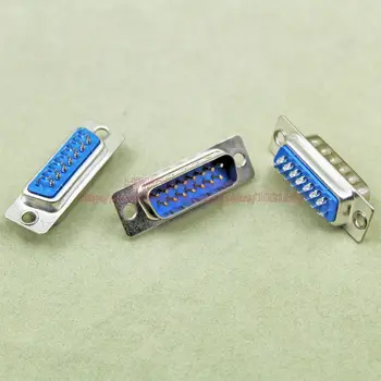 (10 kom./lot) DB15 15P Paralelni Port DB15 15 Pin D Sub Priključak 15 Način Žica za Lemljenje Priključak DB15 Konektor VGA Adapter