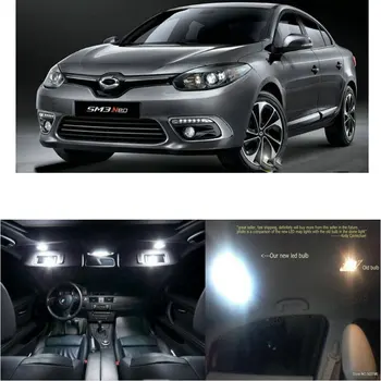 LED Domaći Auto Svjetla Za Renault sm3 neo SE plus se pe kupole kartica prostor za čitanje nožna vrata lampa bez pogrešaka 8 kom.