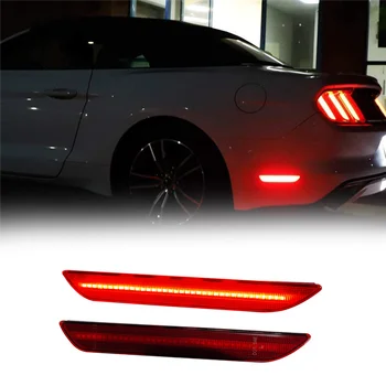 2 kom. Led Stražnja Bočna Parkirna Svjetla za Ford-Mustang 2015-2021 Crvena Stražnji Branik Bočno Krilo Dimenzionalni Pokazivač Smjera