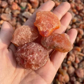 Prirodni Crveni Ahat Grube Neobrađenog Kamenja Quartz Crystal Reiki Iscjeljivanje Dragulji Kućni Ukras
