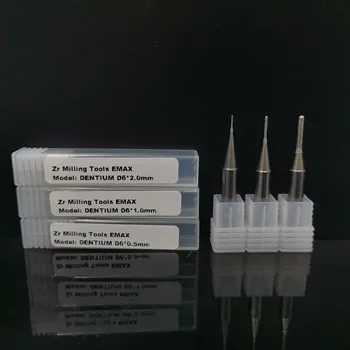Kompatibilnost sa sustavima Dentium CAD / CAM Koljenica 6 mm za glodanje bear EMAX Block Stomatološke Materijale Cirkonij