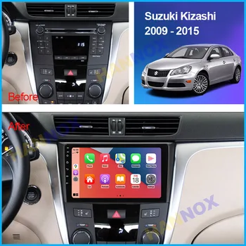 Za Suzuki Kizashi 2009-2015 Android 9 Inča 2.5 D zaslon Osjetljiv na dodir i Glavna jedinica Auto Stereo Media player GPS Radio Video