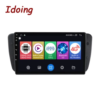 Idoing Android Auto Stereo Авторадио Glavna Jedinica Player Za Seat Ibiza 6j 2009-2013 GPS Navigacija Apple Carplay Plug and play