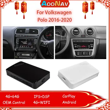 Android10 Za Volkswagen Polo 2016-2020 Smart AI Adapter Kutija Bežični Slr Link USB CarPlay 64G GPS Navigacija i Wifi RK3328