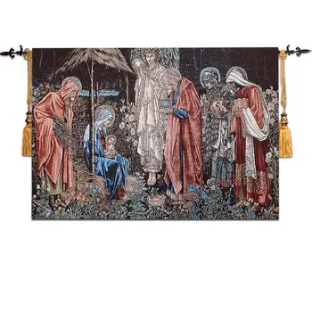 Zidni montažni William Morris - Tri Kralja su europski stil, Жаккардовый Umjetnički tapiserija za ukrašavanje tekstila PT-8