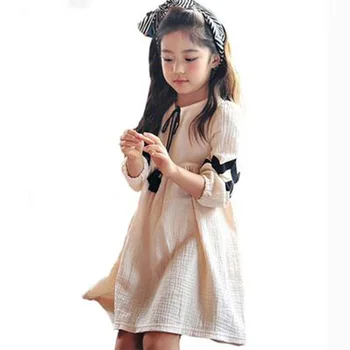 proljeće-осеннее pamučno haljinu s dugim rukavima i кисточками u kineskom stilu, kostim princeze u dobi od 3 do 12 godina, vintage haljine za djevojčice