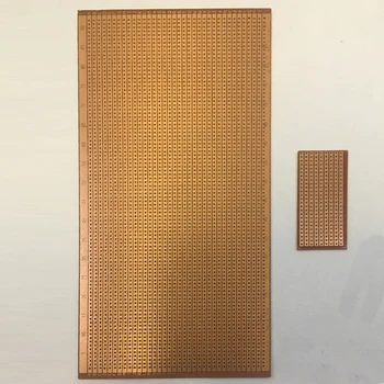 2,5*6,4 cm 2,5x6,4 cm 1,5 mm Debljine 2,54 mm Korak Kontinuirano rupu Baklite DIY Prototip Papira Sheme Tiskana pločica je Univerzalna naknada