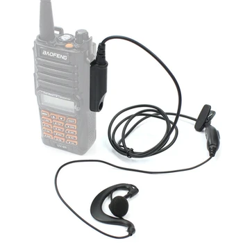 IP57 Vodootporan Radio PZR MIKROFON Slušalice Skrivena Akustična Slušalica Slušalice Za Baofeng UV-9R Plus BF-A58 BF-9700 Prijenosni prijenosni radio